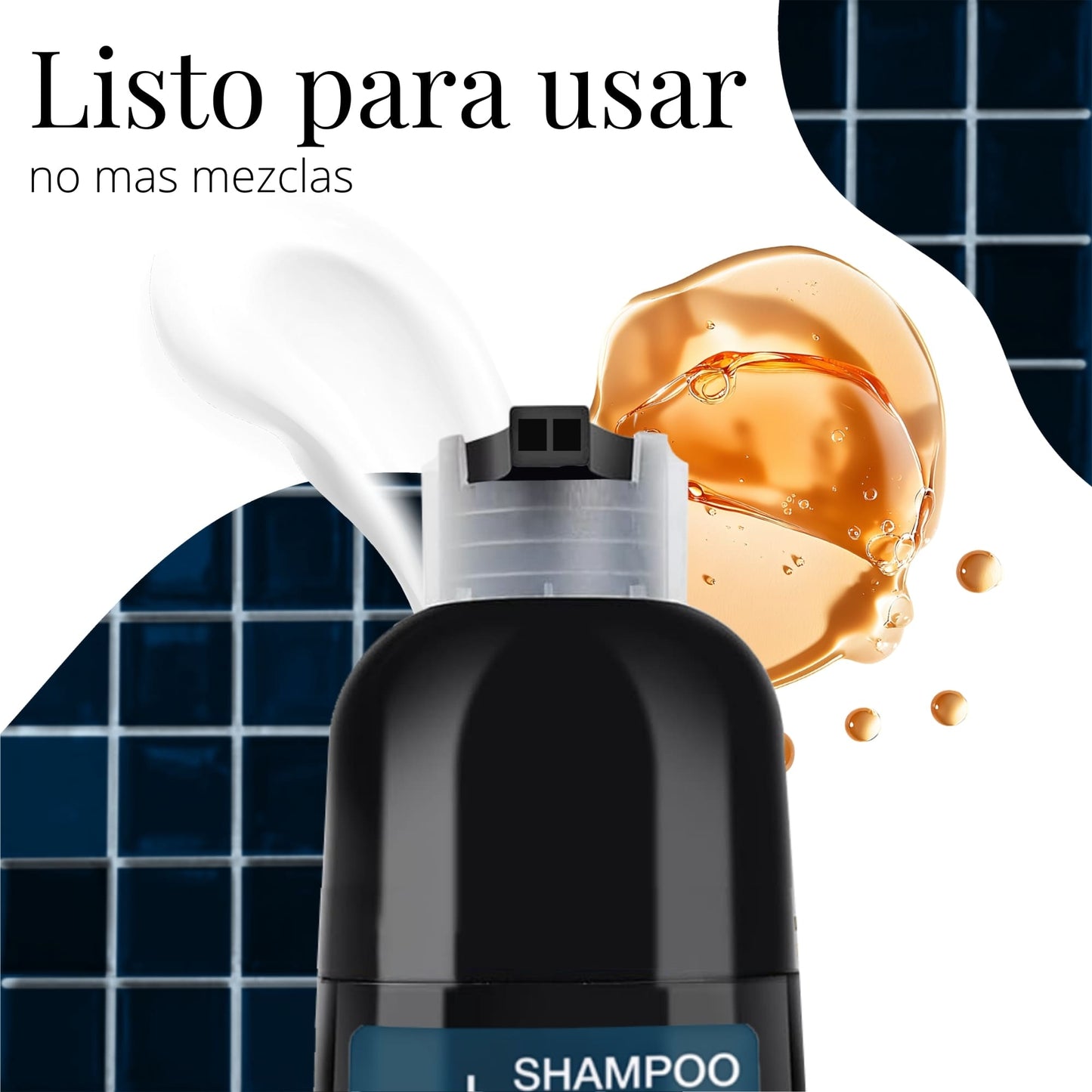 Shampoo Tinte Cabello Cubre Canas Dermafol 500ML