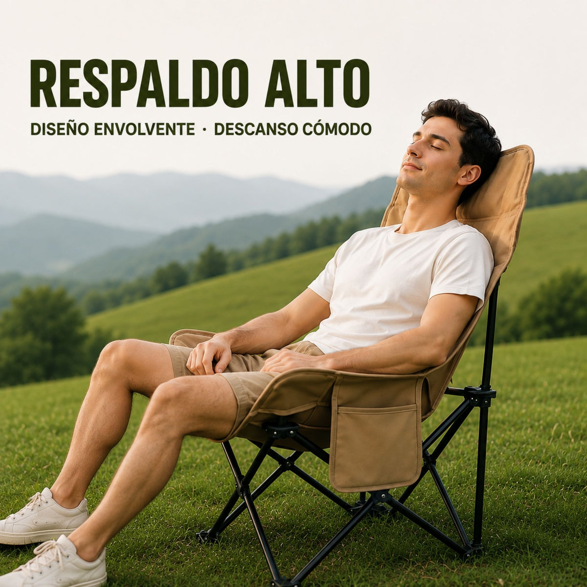 Silla Playa Plegable Camping Playa Ecomlab Para Exterior Portatil