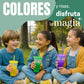 Vasos Mágicos Con Tapa y Popote Cambian de Color Ecomlab Pack 10 Pcs